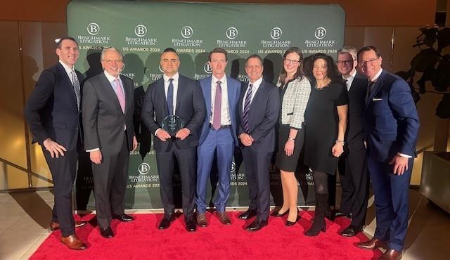 Omid Safa Celebrated at the Annual Benchmark Litigation U.S. Awards